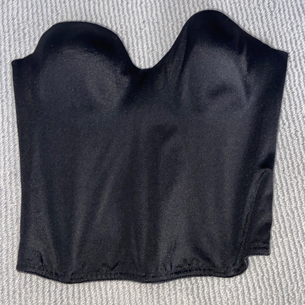 Black bustier